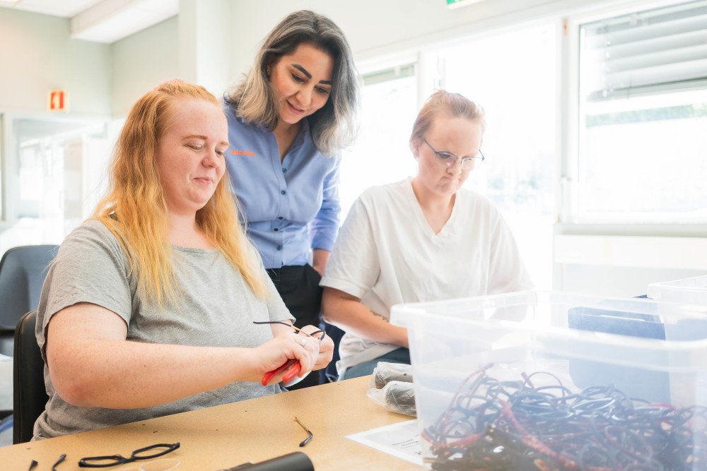 Sortering av briller og solbriller på Arba