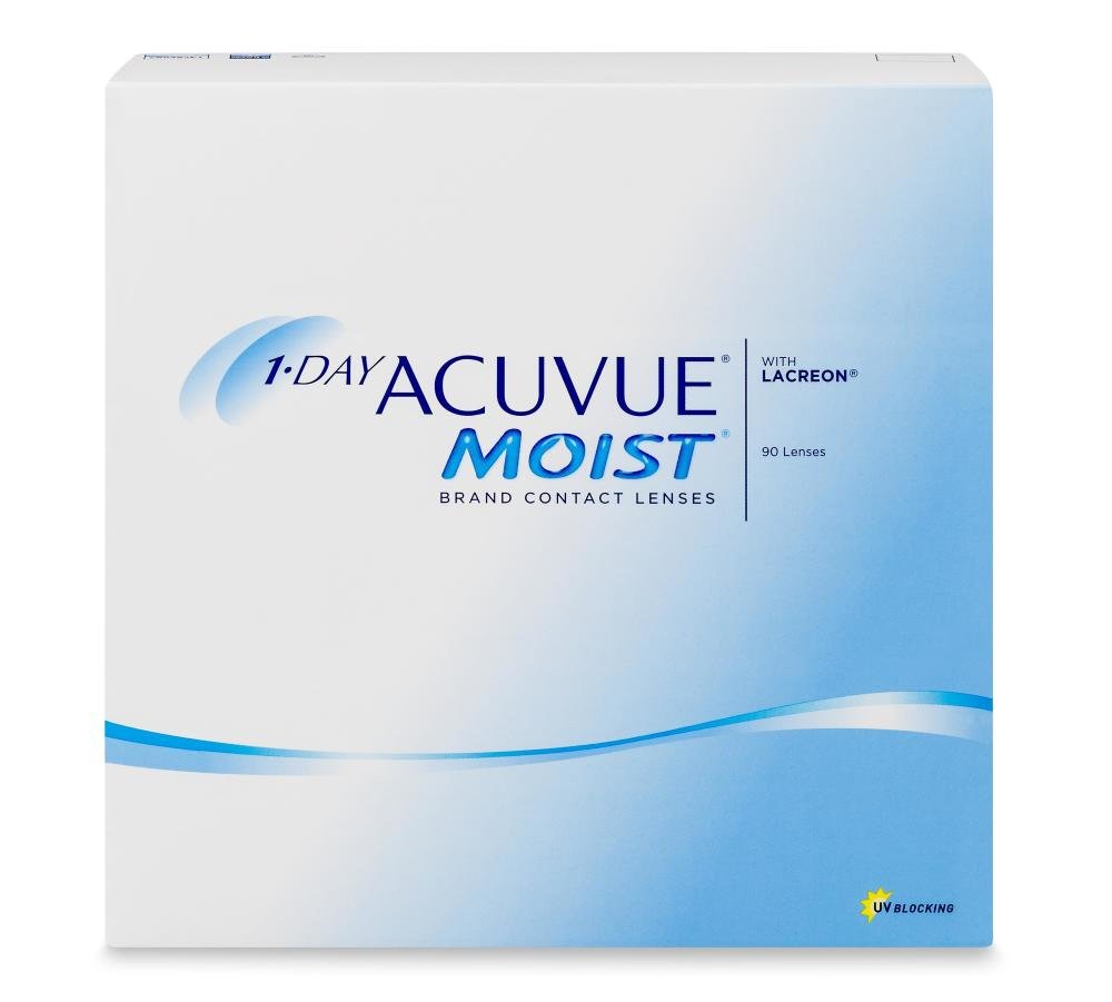 1-day Acuvue Moist 90 Pack Kontaktlinse