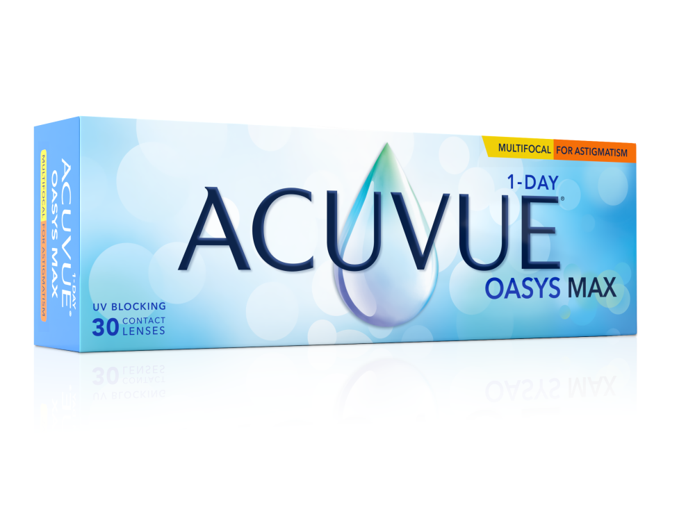 Acuvue Oasys Max 1-Day Multifocal Astig 30 pack STK