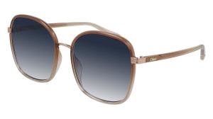 CHLOE CH0031S 001 Solbrille Brun med Grå / Sort glass