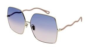 CHLOE CH0054S 004 Solbrille Gull med Annet glass