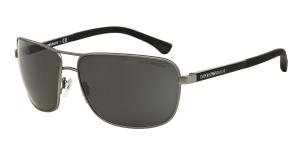 EMPORIO ARMANI 0EA2033 313087 Solbrille Grå med Grå / Sort glass