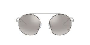 EMPORIO ARMANI 0EA2078 30456G Solbrille Sølv med Speil glass