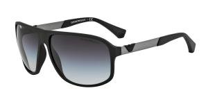 EMPORIO ARMANI 0EA4029 50638G Solbrille Sort med Grå / Sort glass