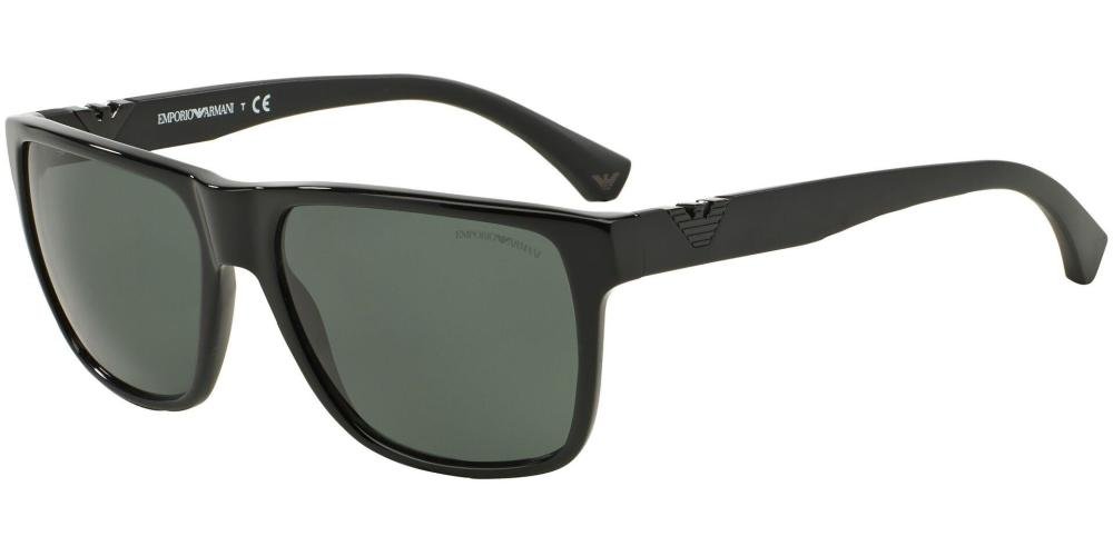 EMPORIO ARMANI 0EA4035 501771 Solbrille Sort med Grønn glass