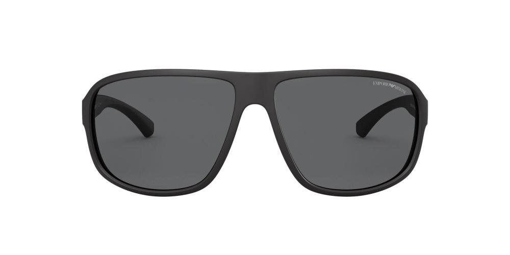 EMPORIO ARMANI 0EA4130 504281 Solbrille Sort med Grå / Sort glass