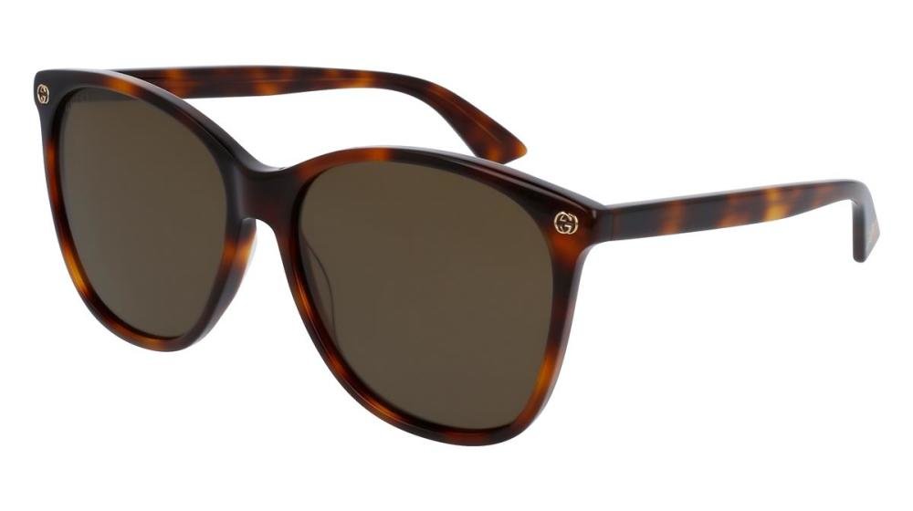 GUCCI GG0024S 002 Solbrille Multi med Brun glass