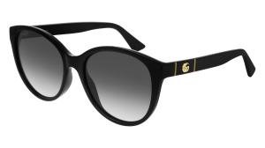 GUCCI GG0631S 001 Solbrille Sort med Grå / Sort glass