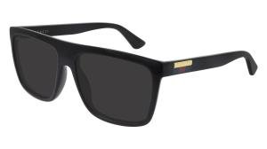 GUCCI GG0748S 001 Solbrille Sort med Grå / Sort glass