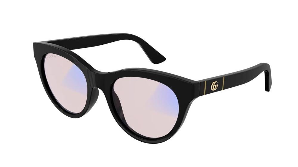 GUCCI GG0763S 005 Solbrille Sort med Speil glass