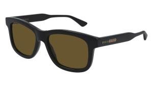 GUCCI GG0824S 002 Solbrille Sort med Brun glass