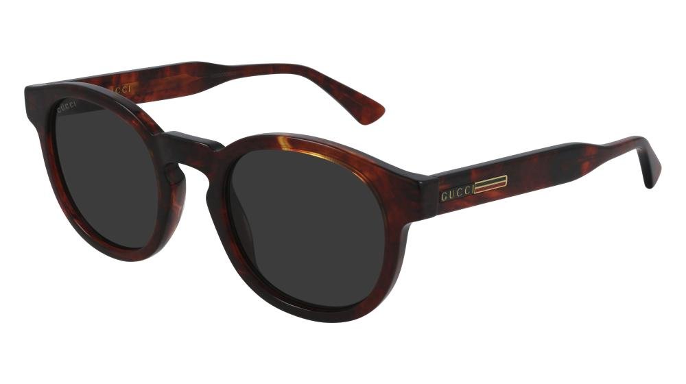 GUCCI GG0825S 005 Solbrille Brun med Grå / Sort glass