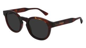 GUCCI GG0825S 005 Solbrille Brun med Grå / Sort glass