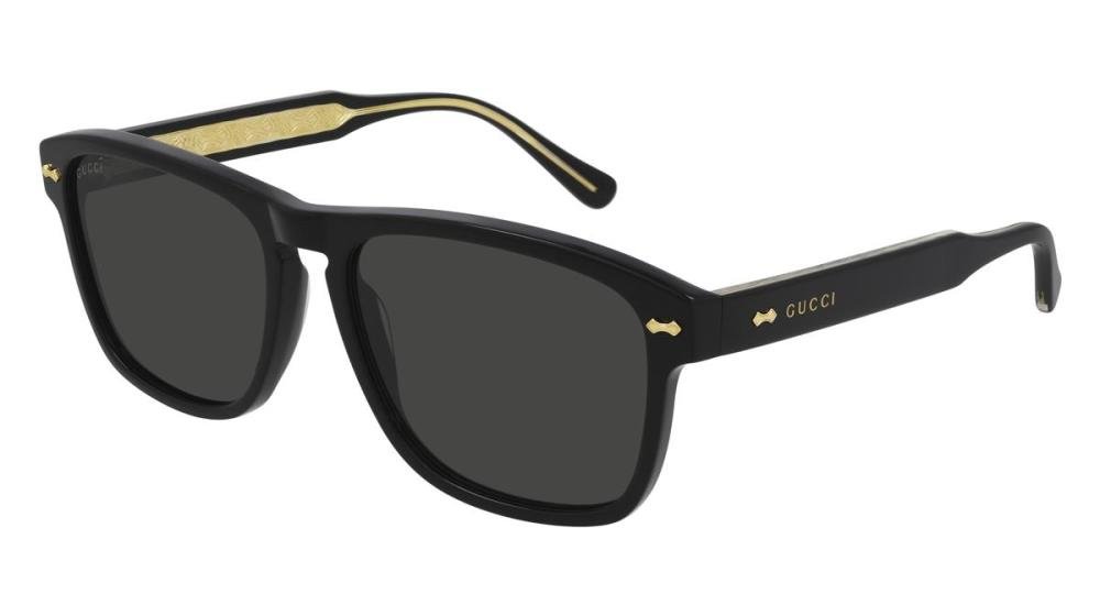 GUCCI GG0911S 001 Solbrille Sort med Grå / Sort glass