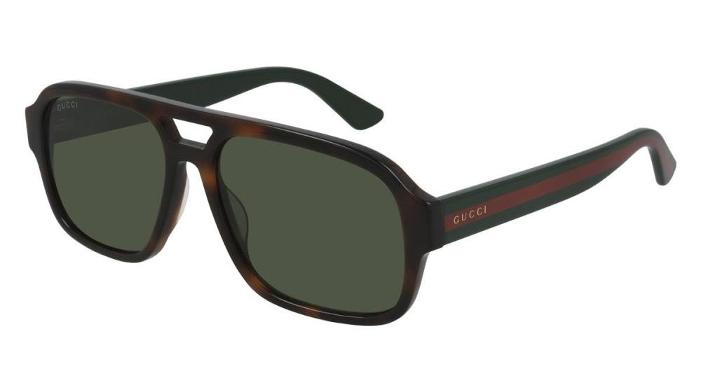 GUCCI GG0925S 002 Solbrille Multi med Grønn glass