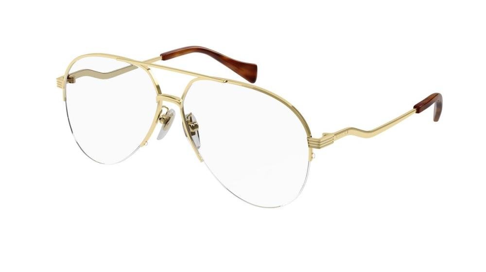 GUCCI GG0971O 001 Brille Gull