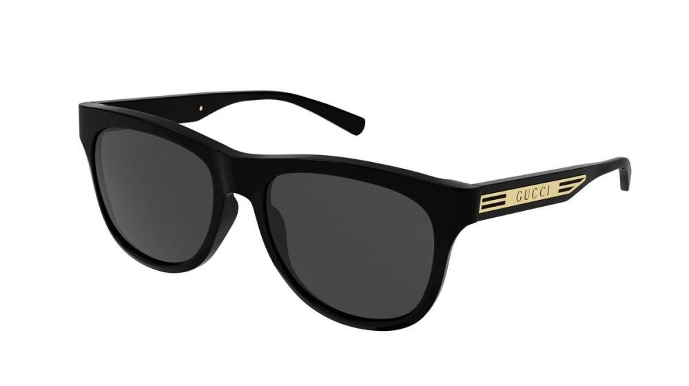 GUCCI GG0980S 001 Solbrille Sort med Grå / Sort glass