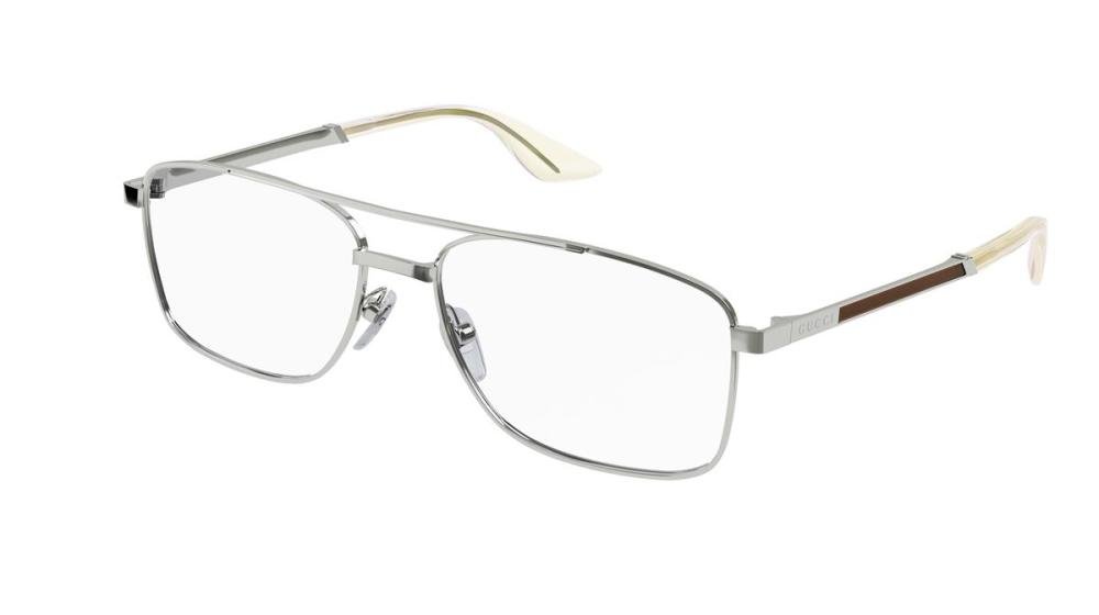 GUCCI GG0986O 003 Brille Sølv