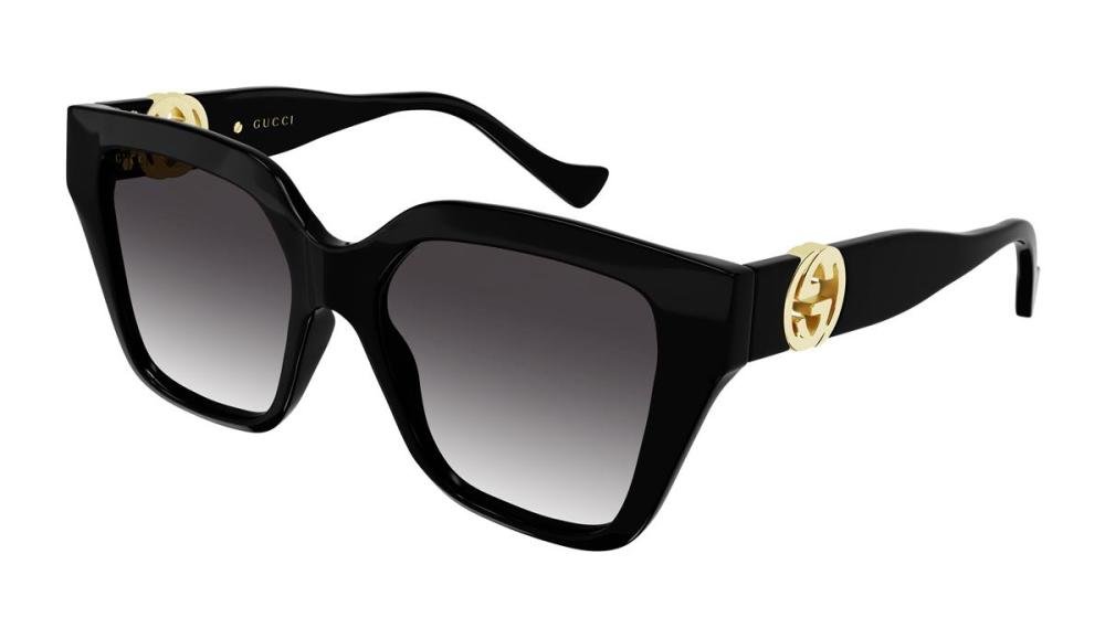 GUCCI GG1023S 008 Solbrille Sort med Grå / Sort glass