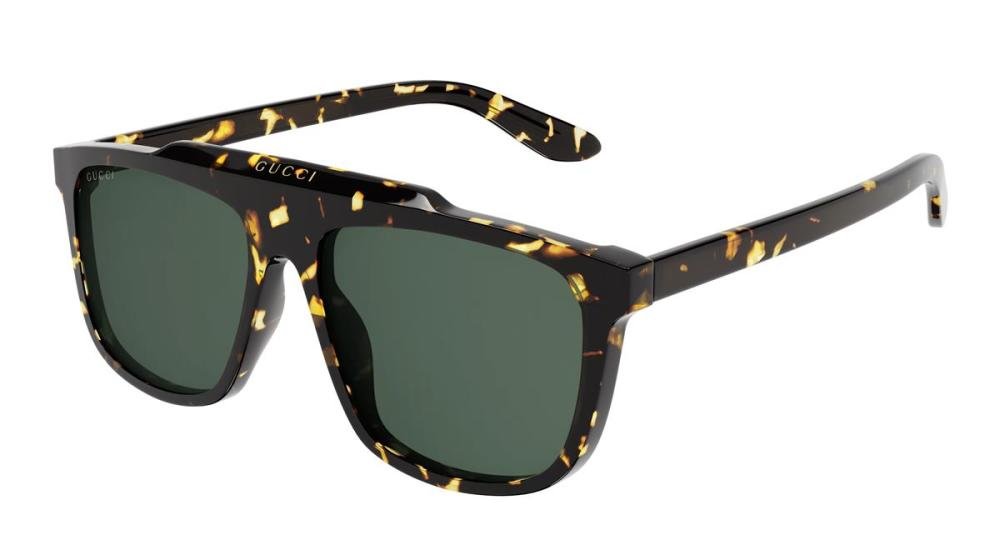 GUCCI GG1039S 002 Solbrille Multi med Grønn glass