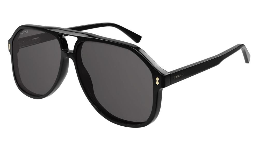 GUCCI GG1042S 001 Solbrille Sort med Grå / Sort glass