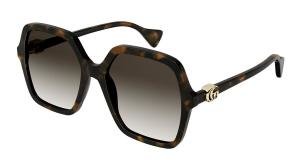 GUCCI GG1072S 002 Solbrille Multi med Brun glass