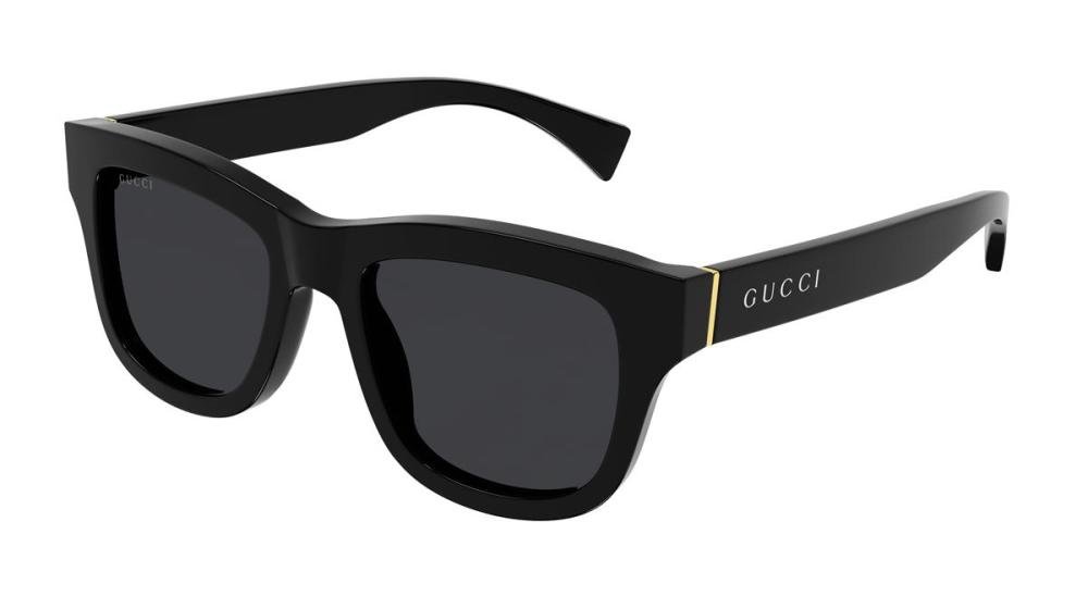 GUCCI GG1135S 002 Solbrille Sort med Grå / Sort glass