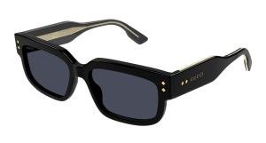 GUCCI GG1218S 001 Solbrille Sort med Grå / Sort glass