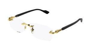 GUCCI GG1221O 001 Brille Gull