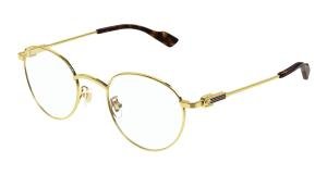 GUCCI GG1222O 002 Brille Gull