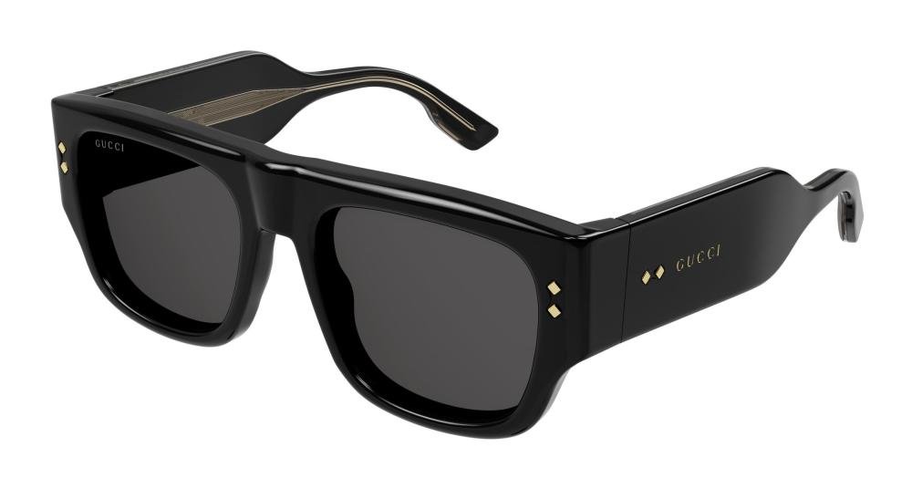 GUCCI GG1262S 001 Solbrille Sort med Grå / Sort glass