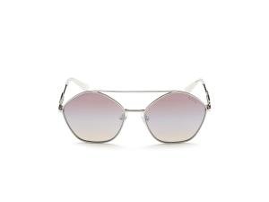 GUESS GU7644 10G Solbrille Sølv med Brun glass