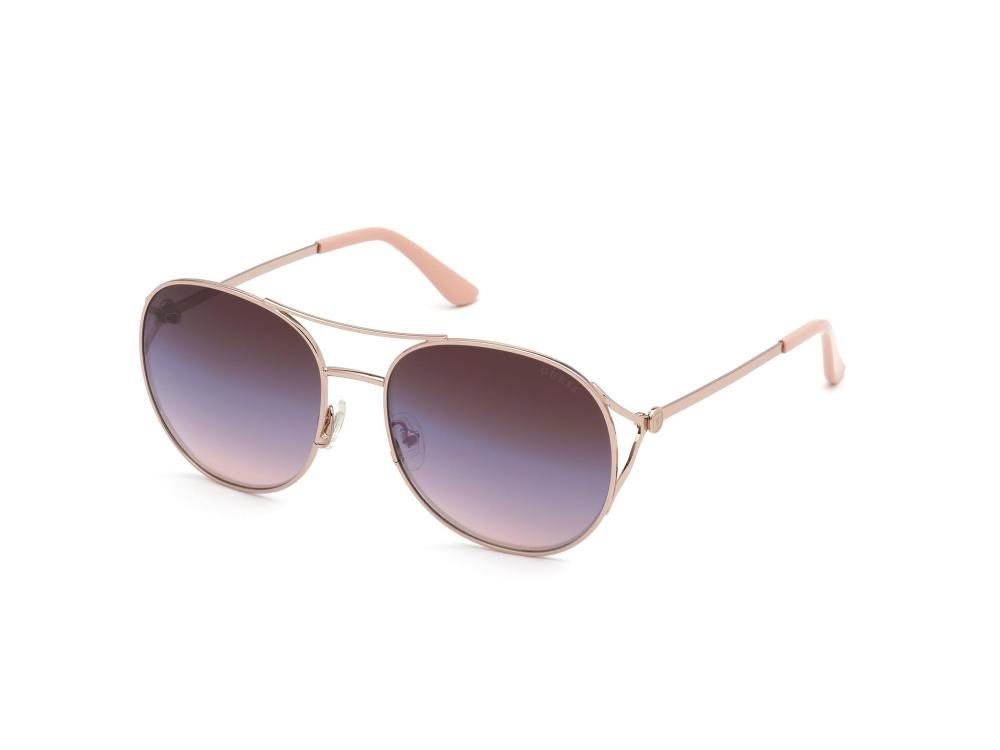 GUESS GU7686 28C Solbrille Gull med Annet glass