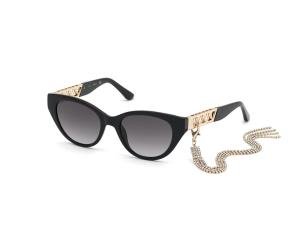 GUESS GU7690 01B Solbrille Sort med Grå / Sort glass