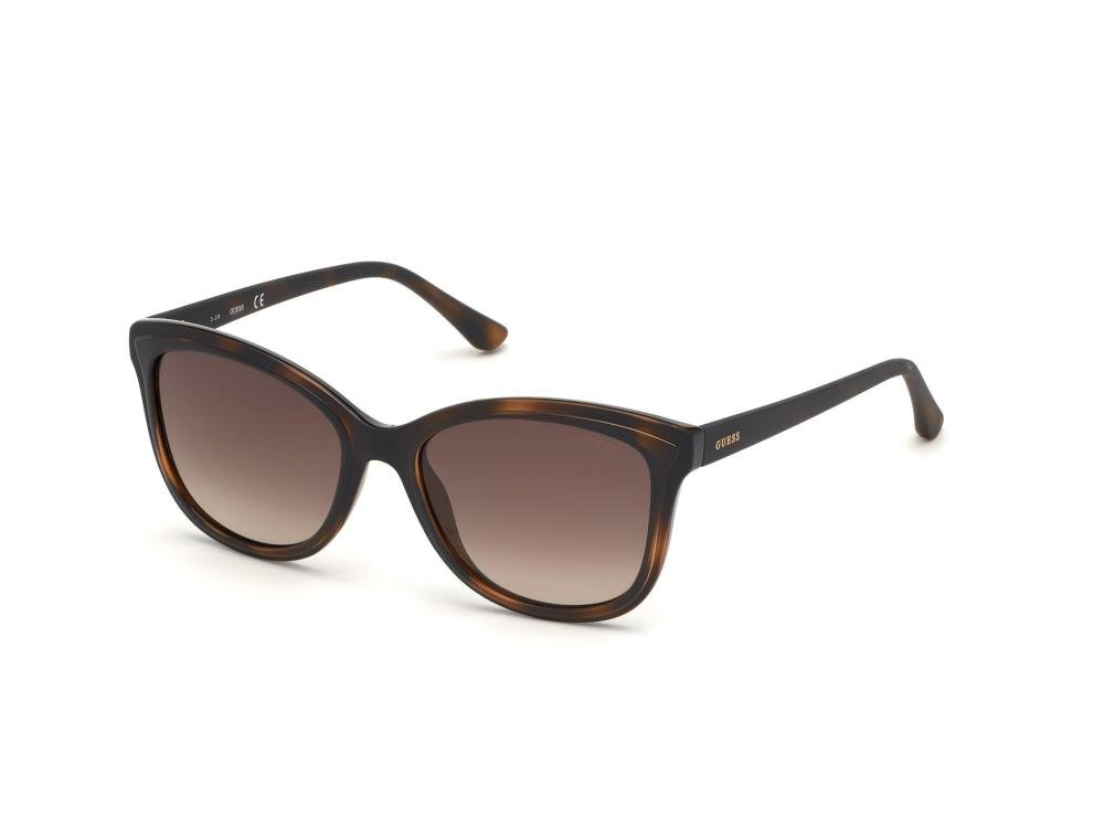 GUESS GU7627 52F Solbrille Brun med Brun glass