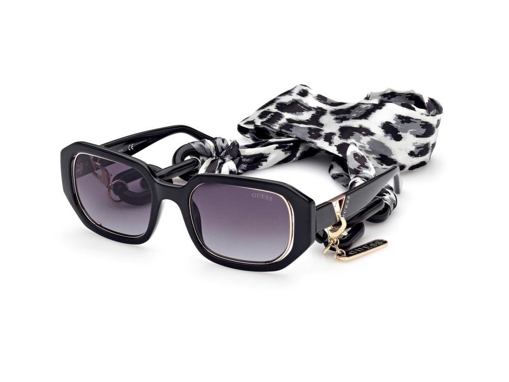 GUESS GU7817 01B Solbrille Sort med Grå / Sort glass
