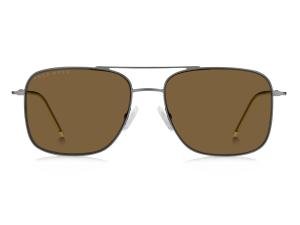 HUGO BOSS BOSS 1310/S R80 Solbrille Grå med Brun glass