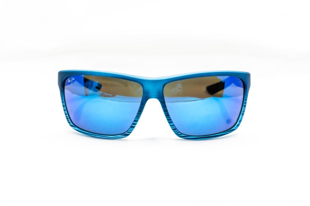 MAUI JIM 839 03S Solbrille Blå med Speil glass