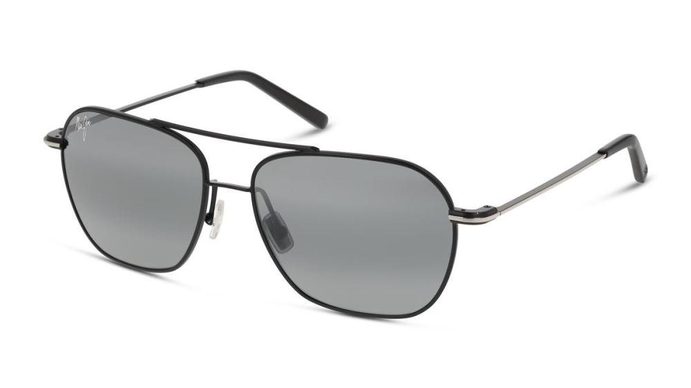 MAUI JIM 877 2 Solbrille Sort med Grå / Sort glass