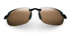 MAUI JIM Hookipa H407 02 Solbrille Sort med Brun glass