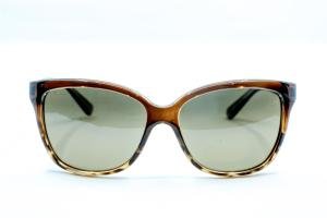 MAUI JIM HS744-01T 01T Solbrille Brun med Grønn glass