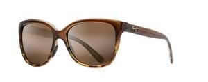 MAUI JIM HS744-01T 01T Solbrille Brun med Grønn glass