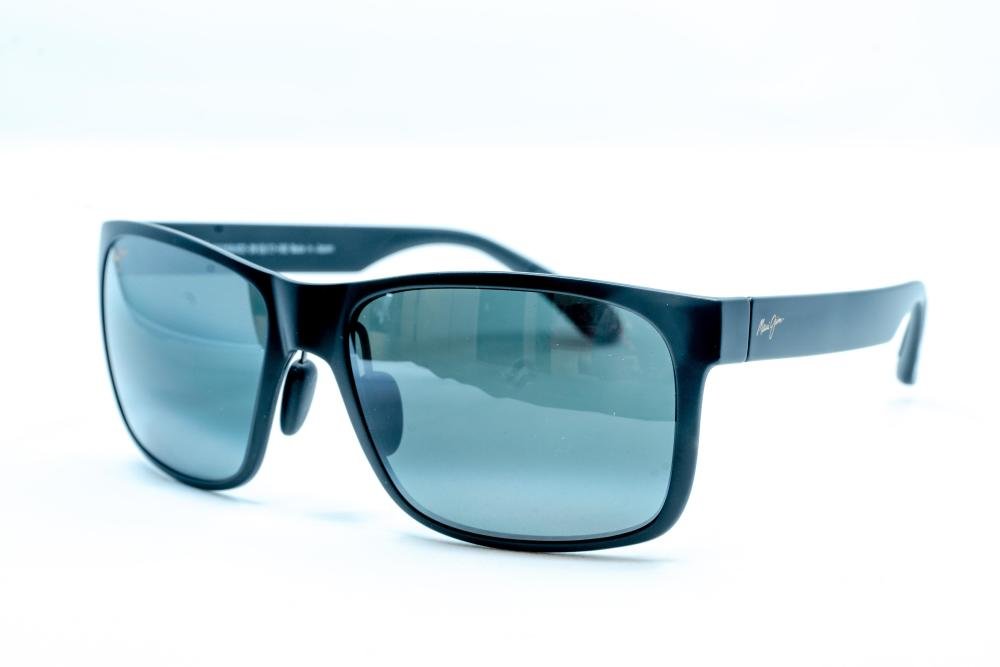 MAUI JIM Red Sands 432 2M Solbrille Sort med Grå / Sort glass