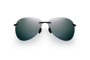 MAUI JIM 421 02 Solbrille Sort med Grå / Sort glass