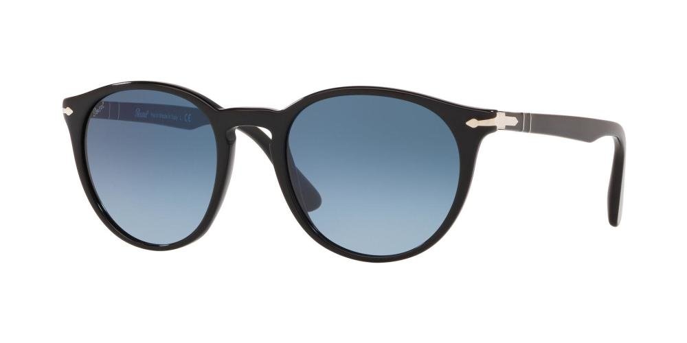 PERSOL 0PO3152S 9014Q8 Solbrille Sort med Annet glass