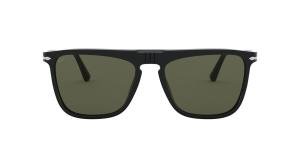 PERSOL 0PO3225S 95/58 Solbrille Sort med Grønn glass