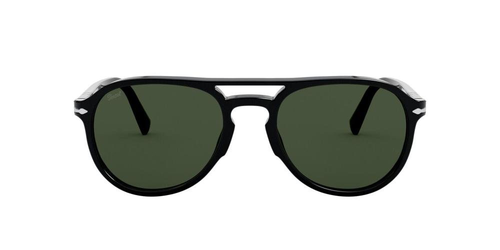 PERSOL 0PO3235S 95/31 Solbrille Sort med Grønn glass