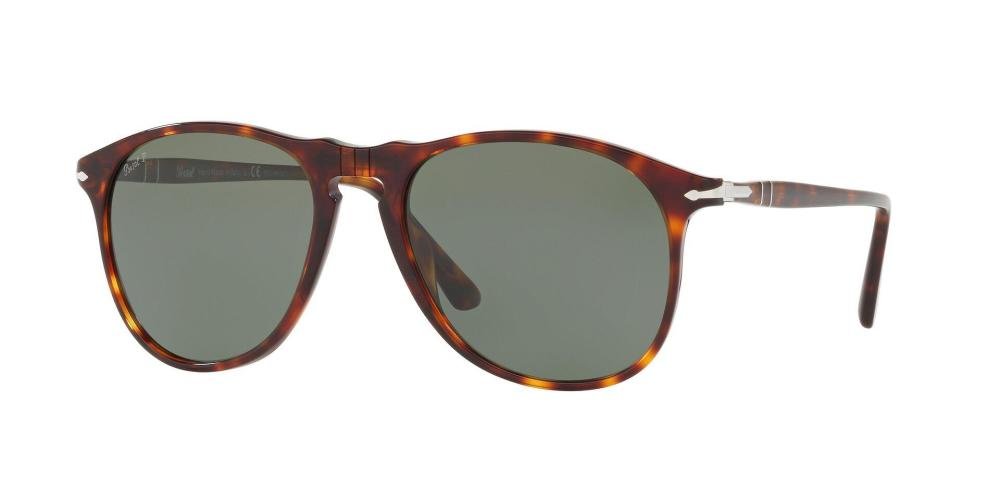 PERSOL 0PO6649SM 24/58 Solbrille Multi med Grønn glass