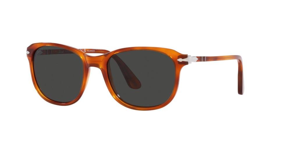 PERSOL PO1935S 96/48 Solbrille Annet med Grå / Sort glass