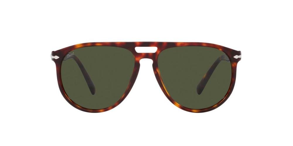 PERSOL PO3311S 24/31 Solbrille Brun med Grønn glass